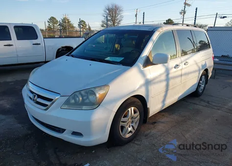 2007 Honda Odyssey Exl from USA, damaged, VIN 5FNRL38777B136400